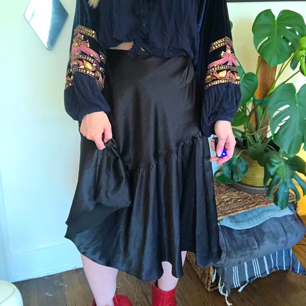 Vintage silk skirt